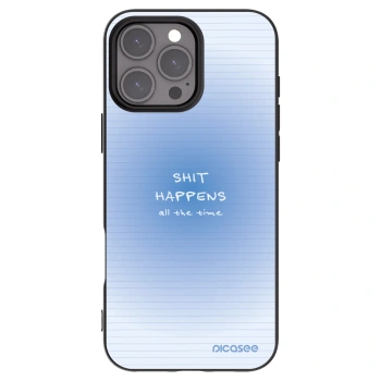 Picasee silikonski črni ovitek za Apple iPhone 16 Pro Max - Oops Memo