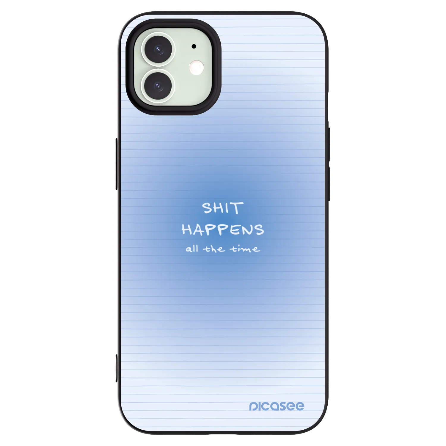 Picasee silikonski črni ovitek za Apple iPhone 12 Pro - Oops Memo