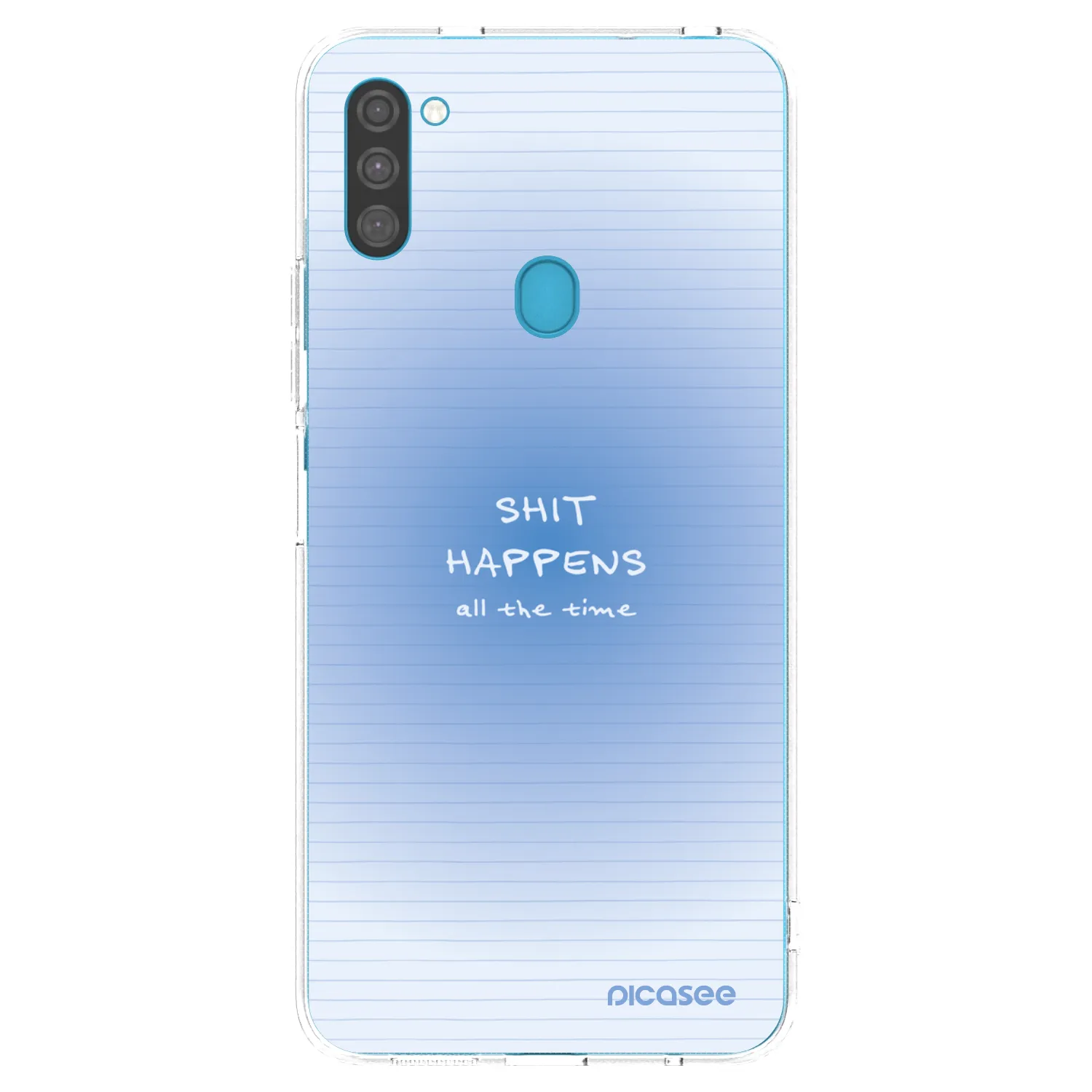 Picasee silikonski prozorni ovitek za Samsung Galaxy M11 - Oops Memo