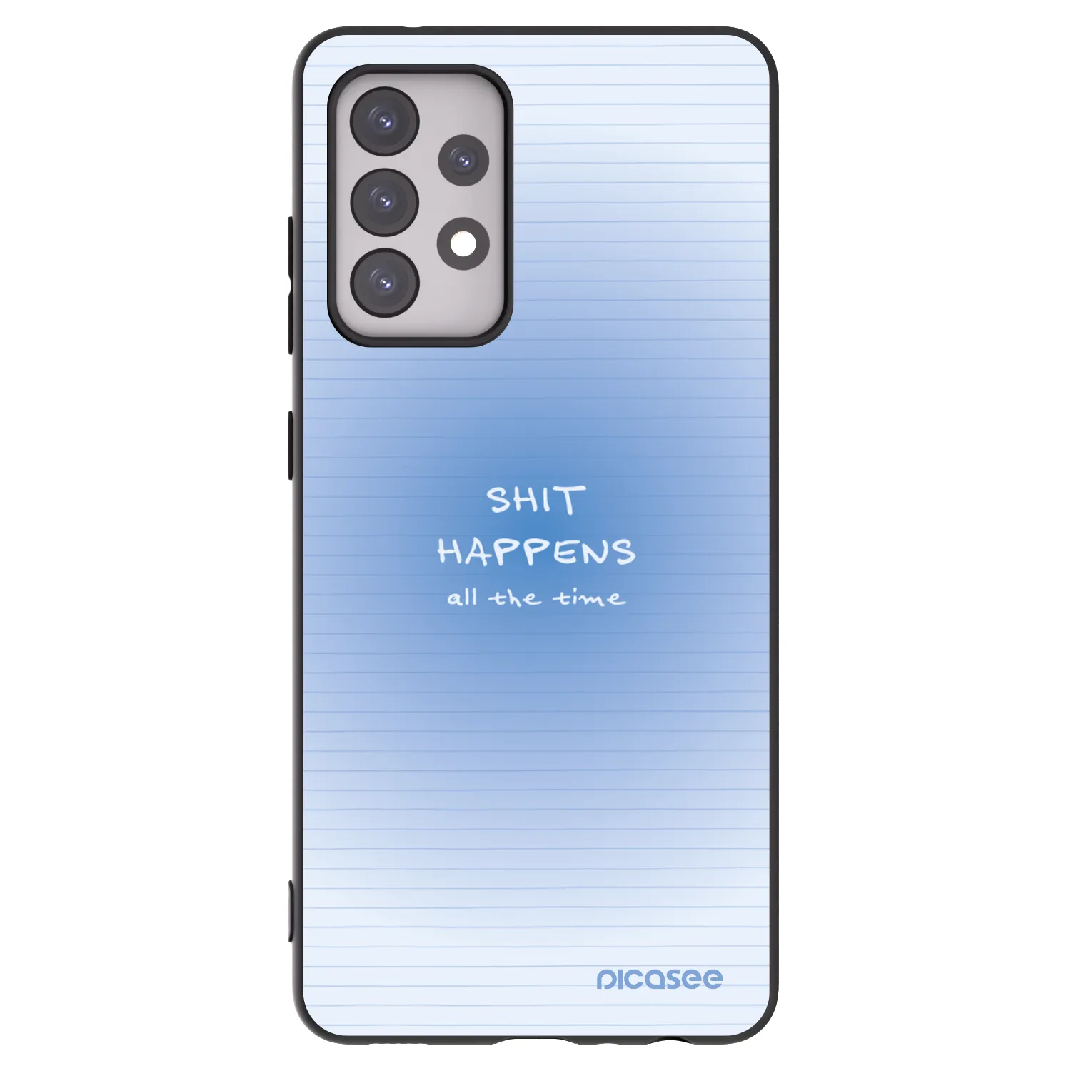 Picasee silikonski črni ovitek za Samsung Galaxy A52 5G A525F - Oops Memo