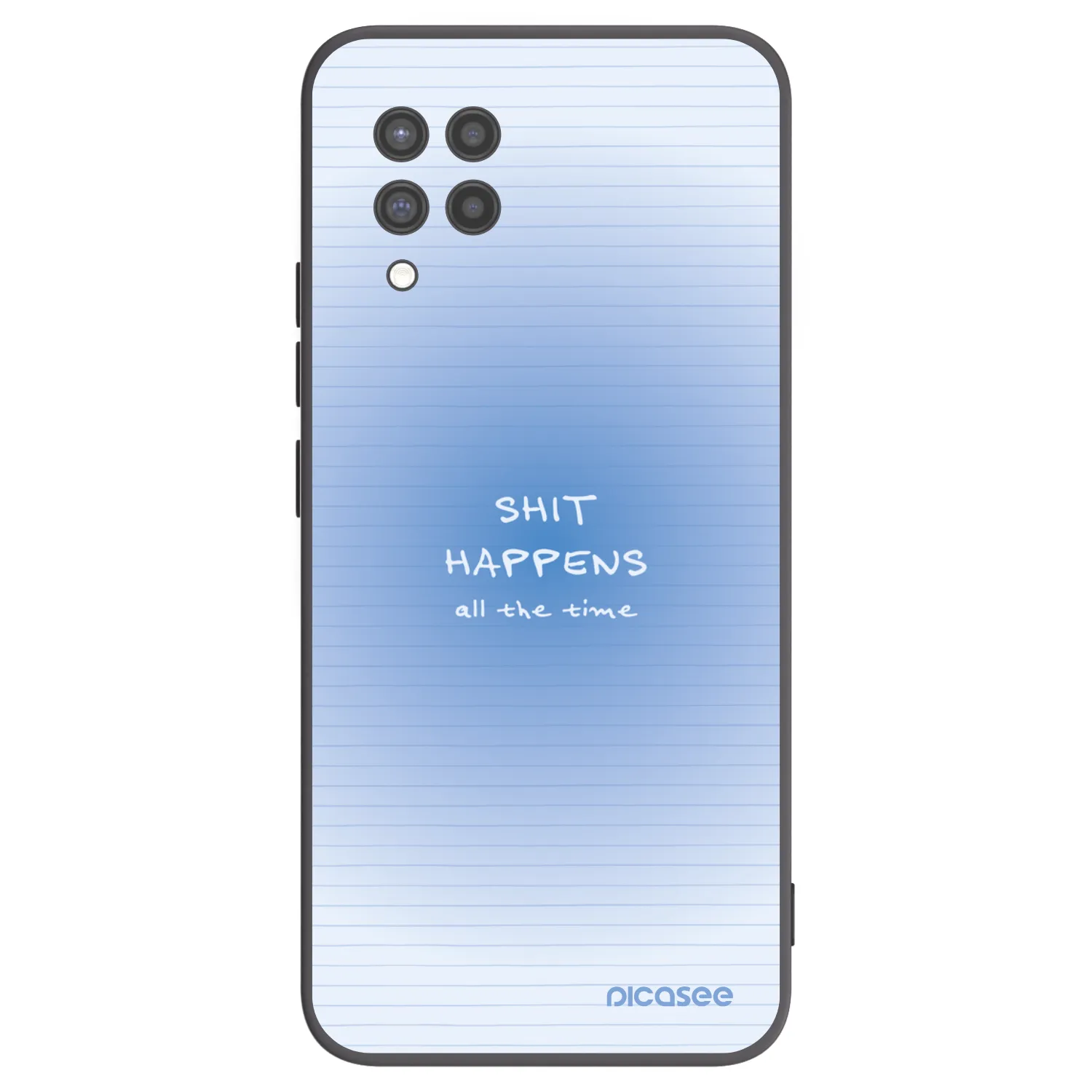 Picasee silikonski črni ovitek za Samsung Galaxy A42 A426B - Oops Memo