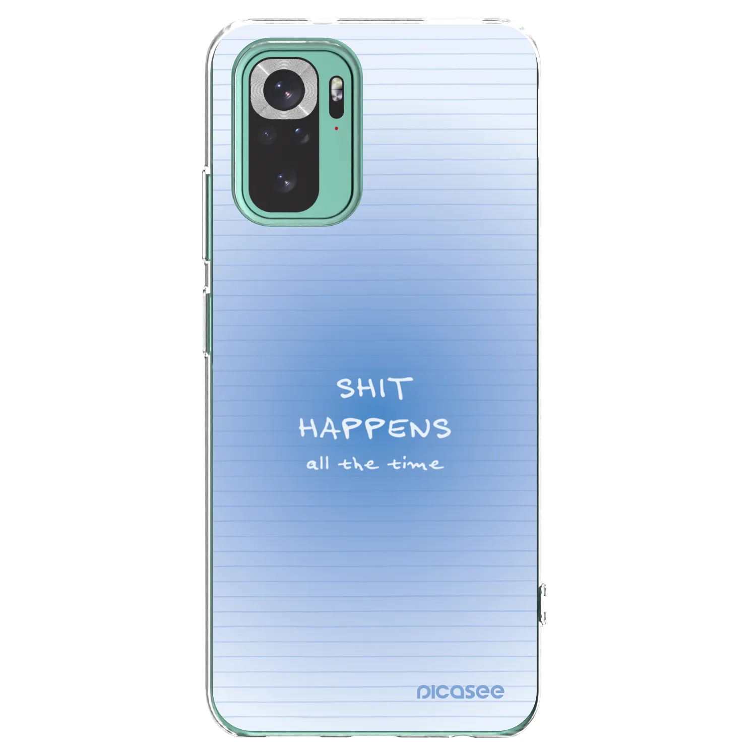 Picasee silikonski prozorni ovitek za Xiaomi Redmi Note 10 Pro - Oops Memo