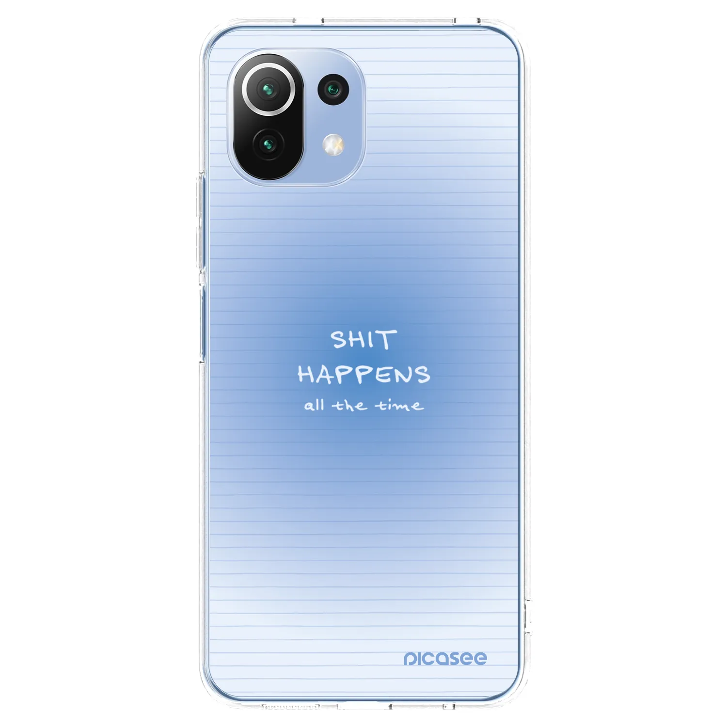 Picasee silikonski prozorni ovitek za Xiaomi Mi 11 Lite - Oops Memo
