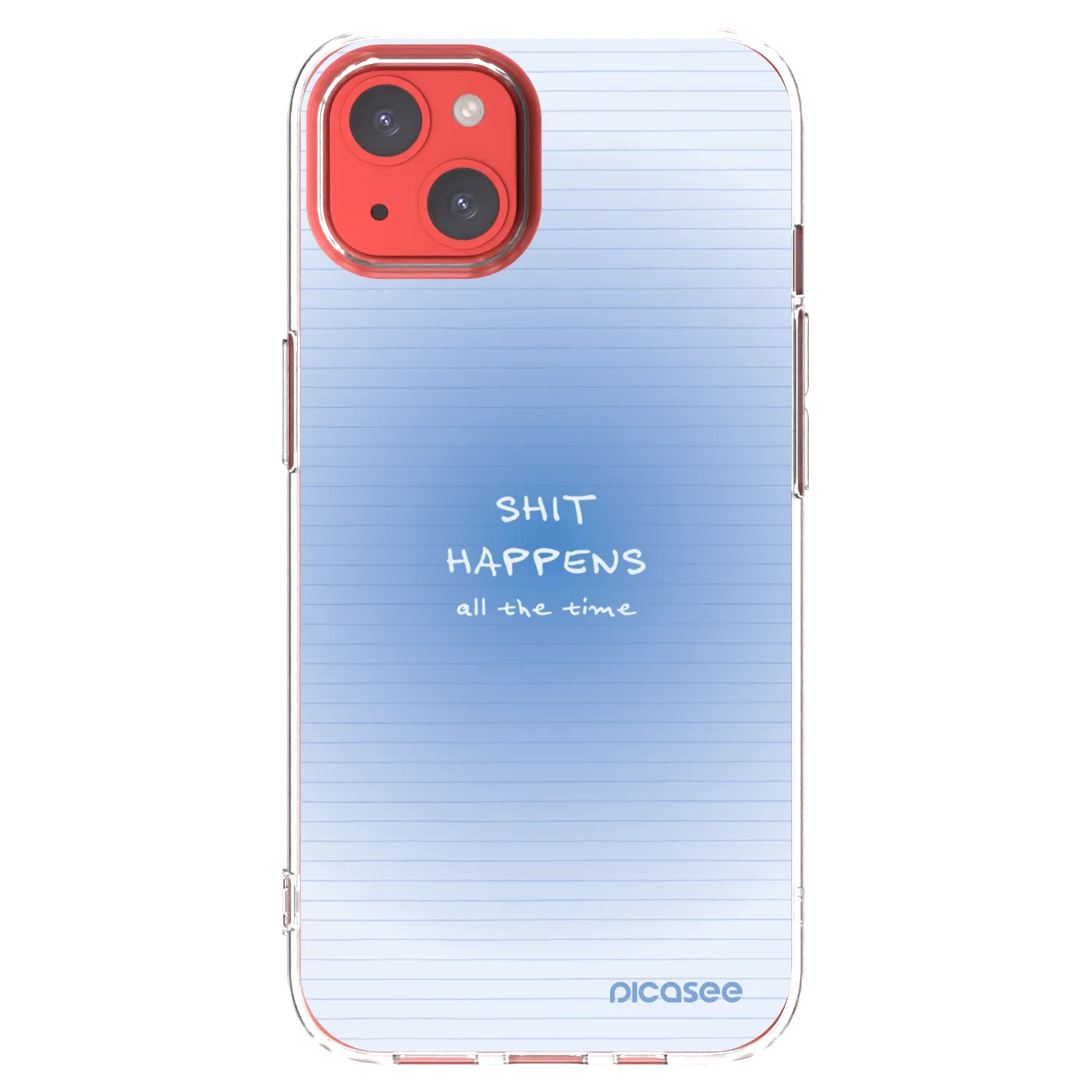 Picasee silikonski prozorni ovitek za Apple iPhone 13 - Oops Memo