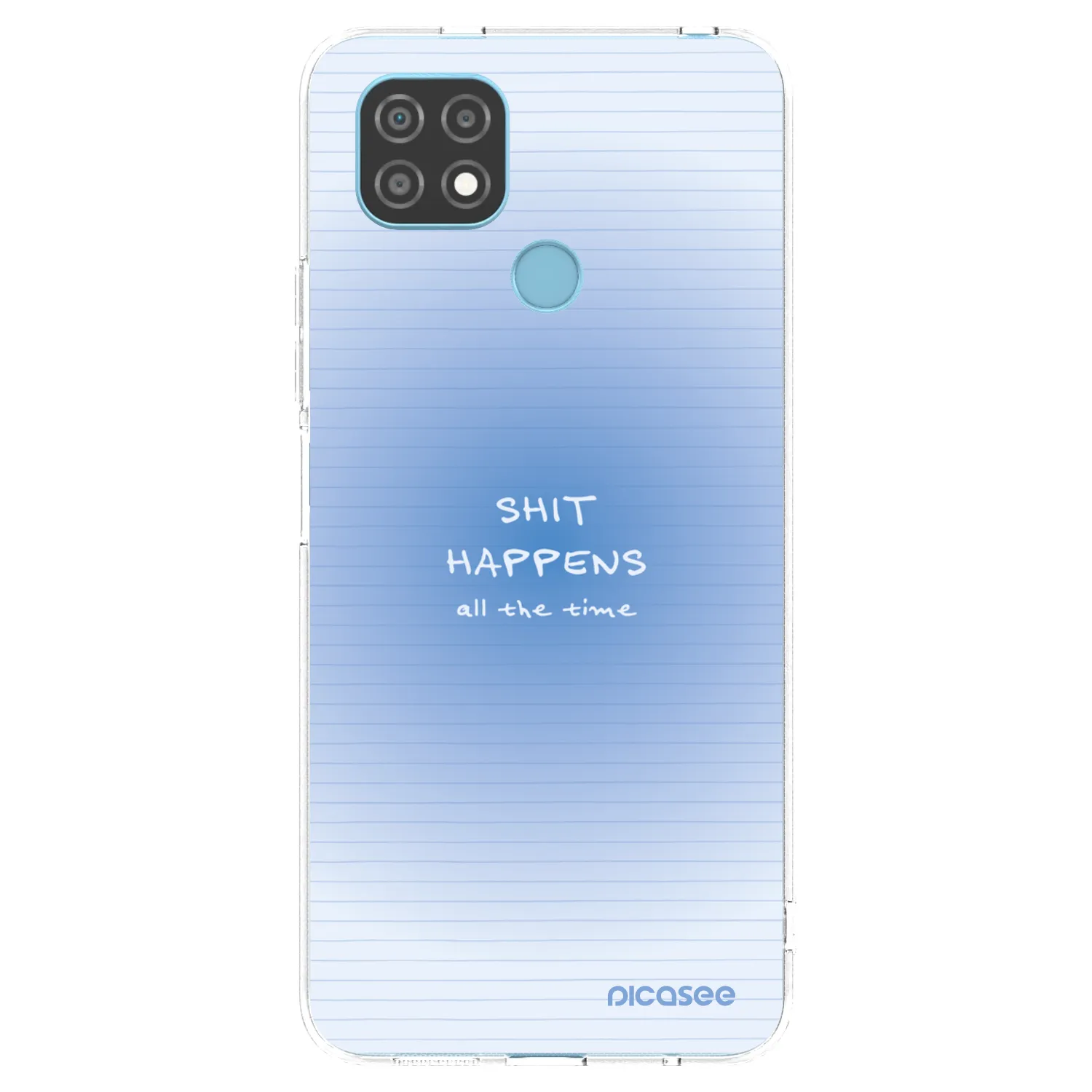 Picasee silikonski prozorni ovitek za Realme C21 - Oops Memo