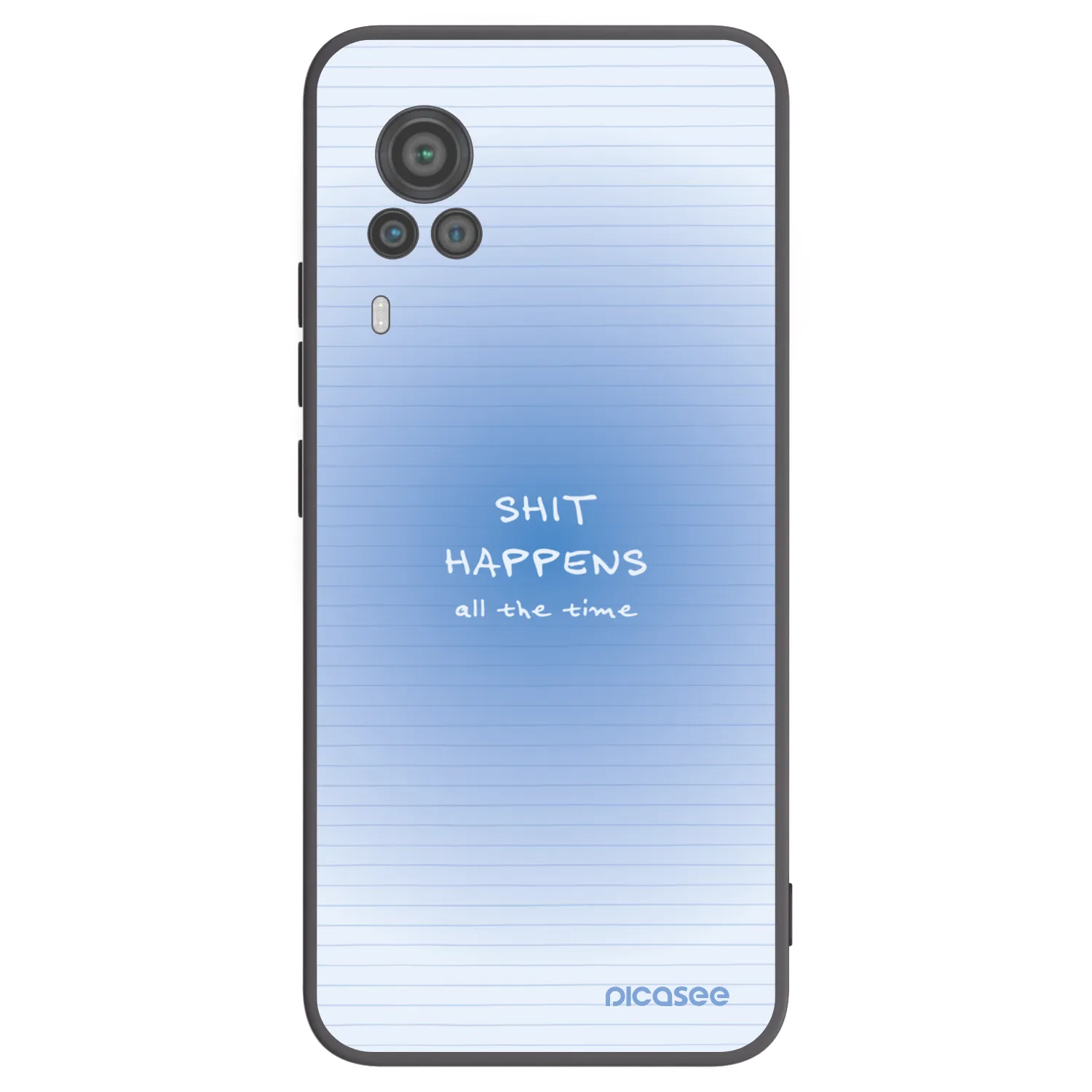 Picasee silikonski črni ovitek za Vivo X60 Pro 5G - Oops Memo