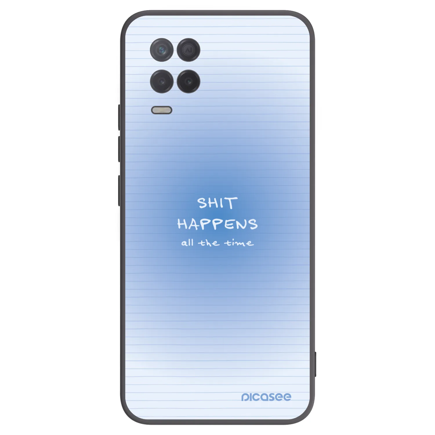 Picasee silikonski črni ovitek za Realme 8 5G - Oops Memo