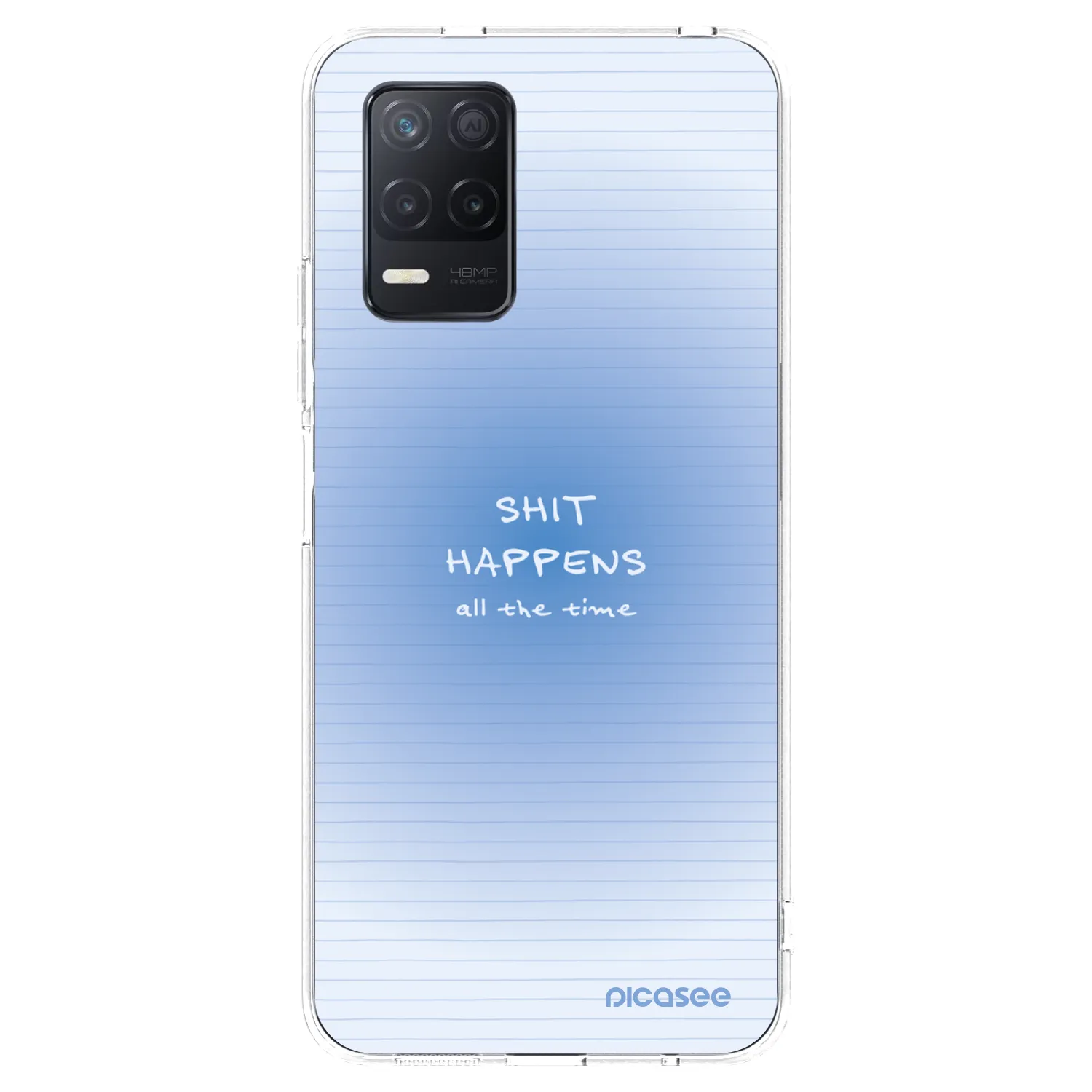 Picasee silikonski prozorni ovitek za Realme 8 5G - Oops Memo