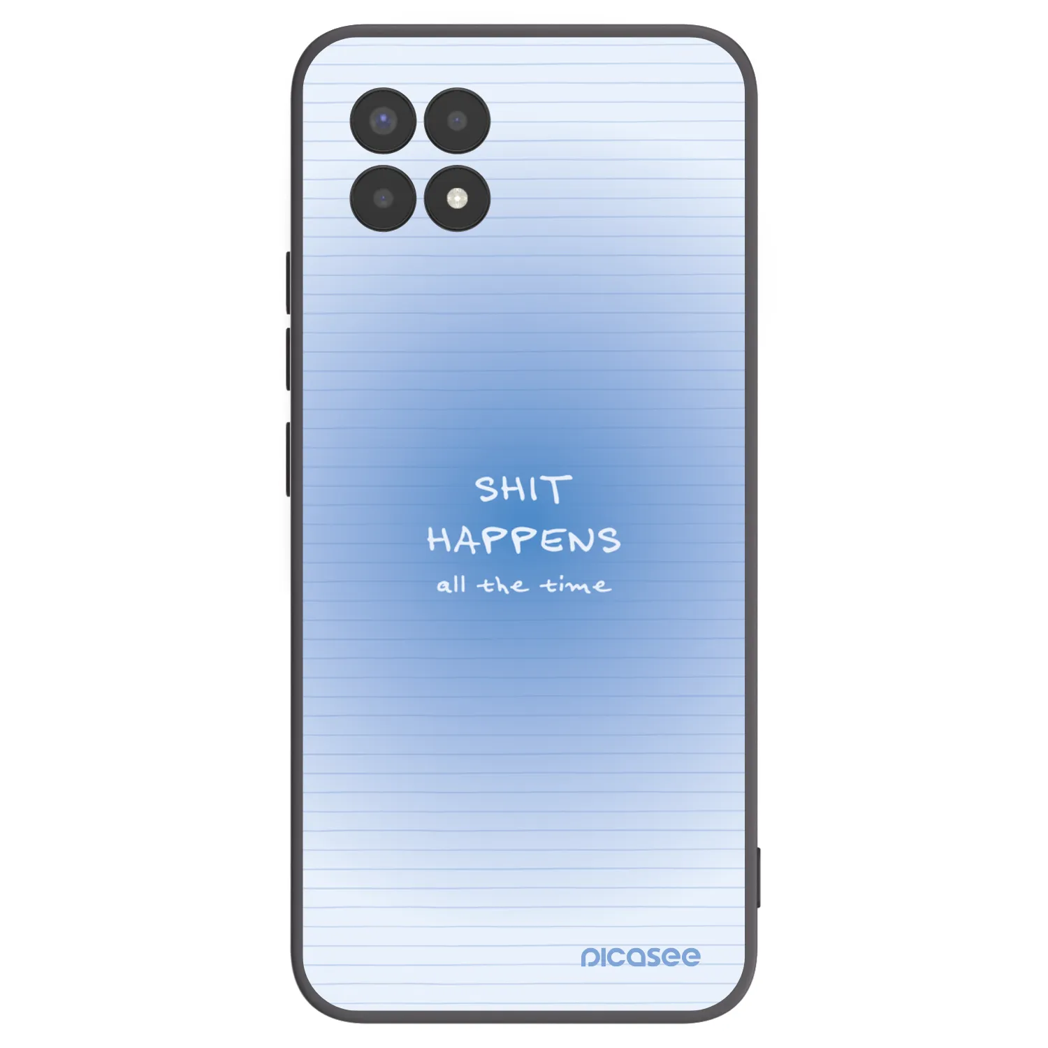 Picasee silikonski črni ovitek za Realme 8i - Oops Memo