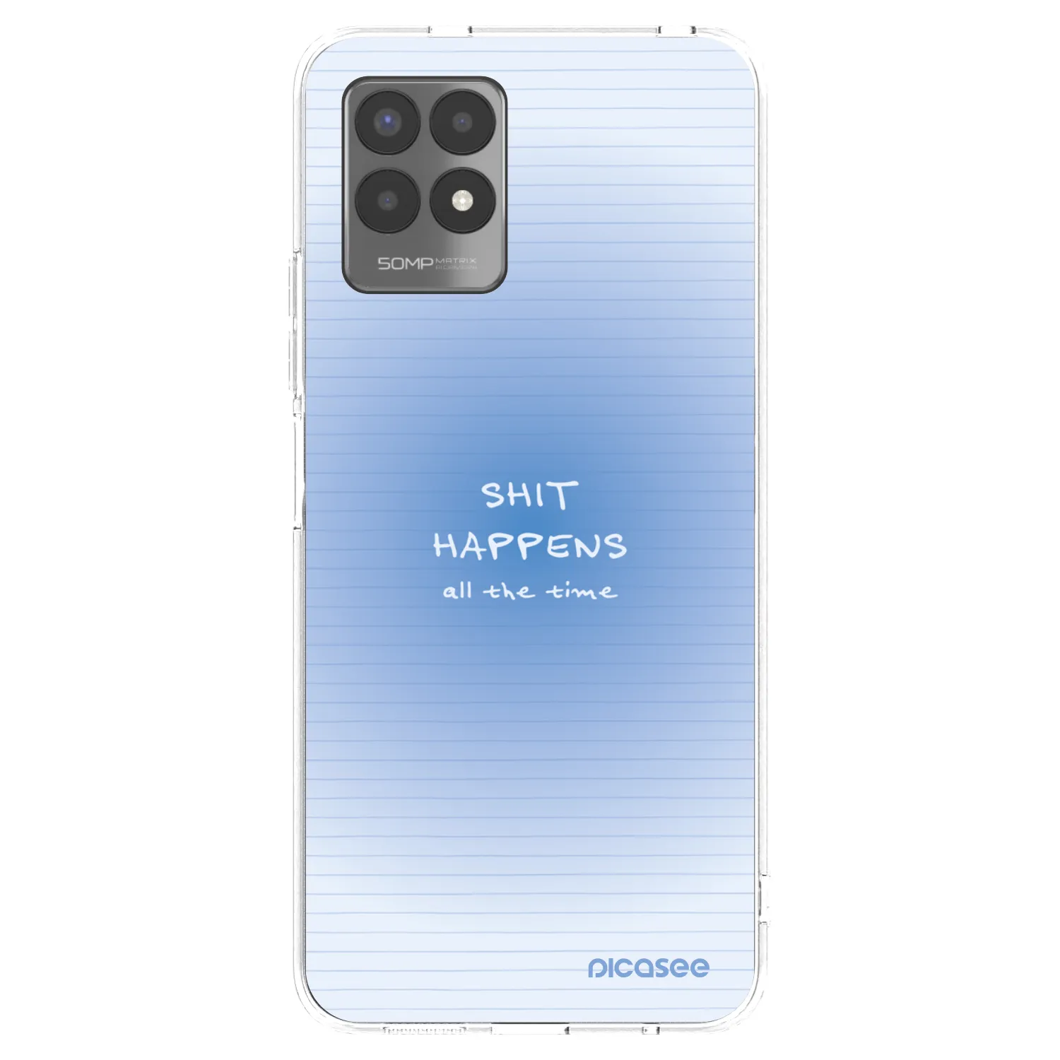 Picasee silikonski prozorni ovitek za Realme 8i - Oops Memo