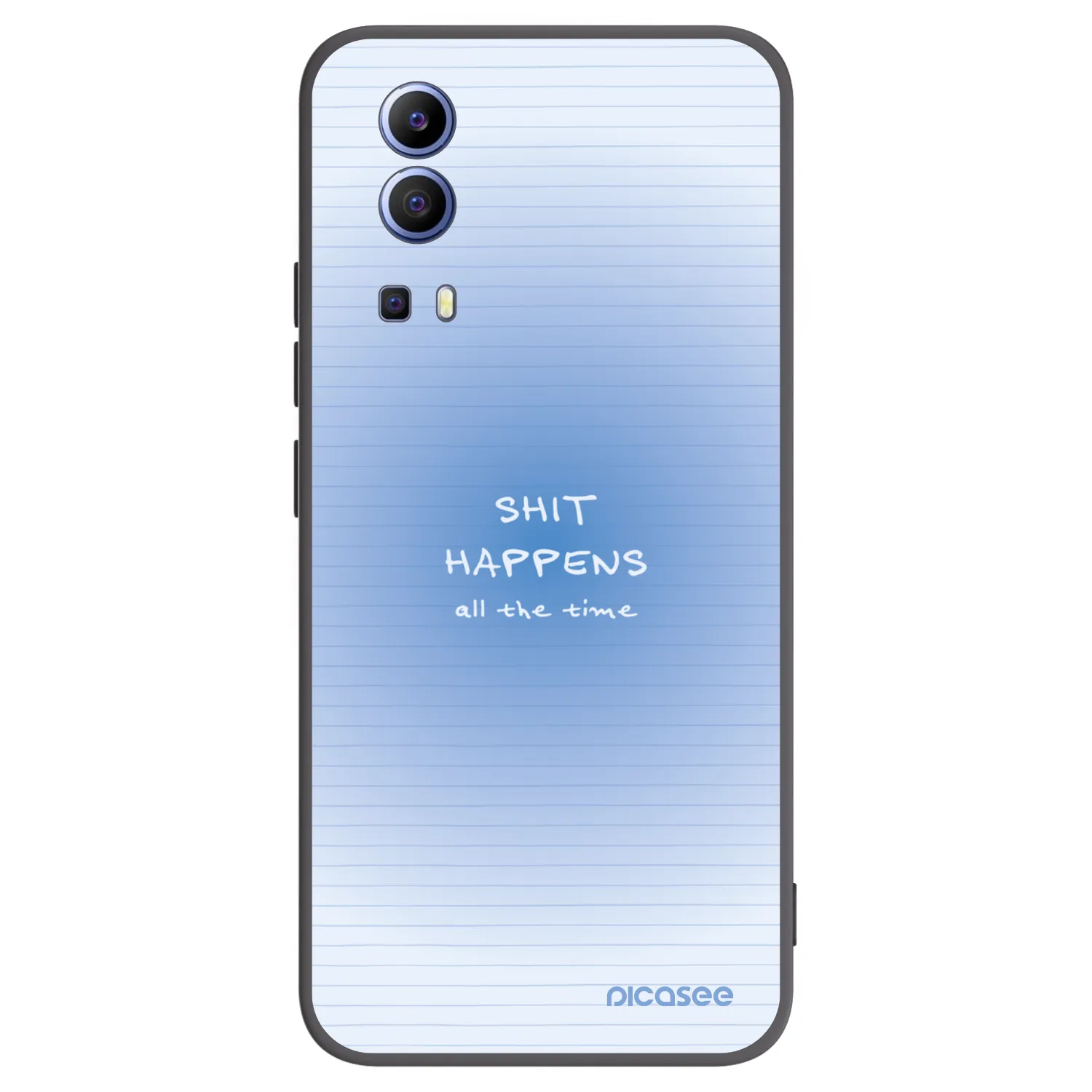 Picasee silikonski črni ovitek za Vivo Y52 5G - Oops Memo