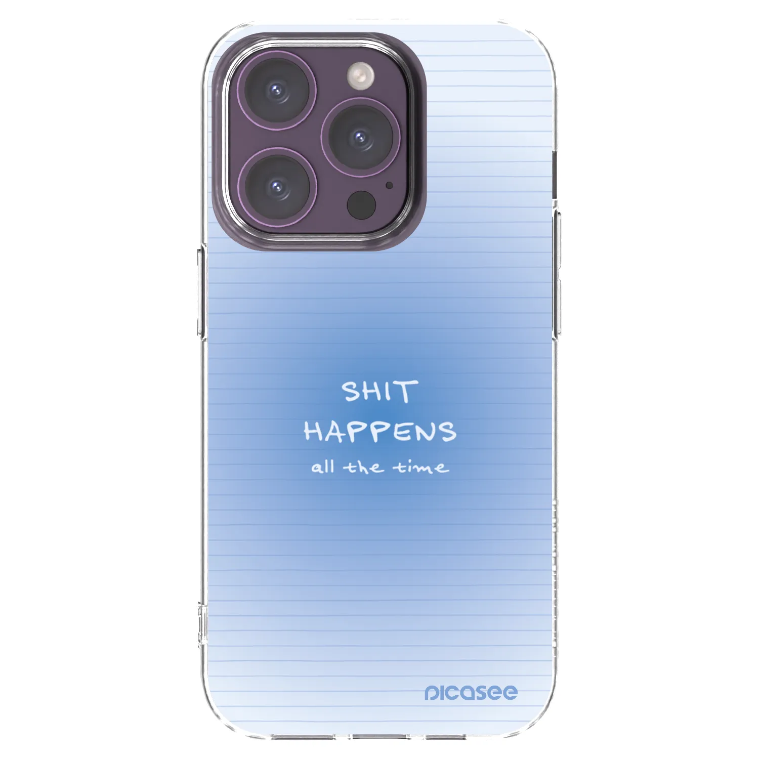 Picasee silikonski prozorni ovitek za Apple iPhone 14 Pro - Oops Memo