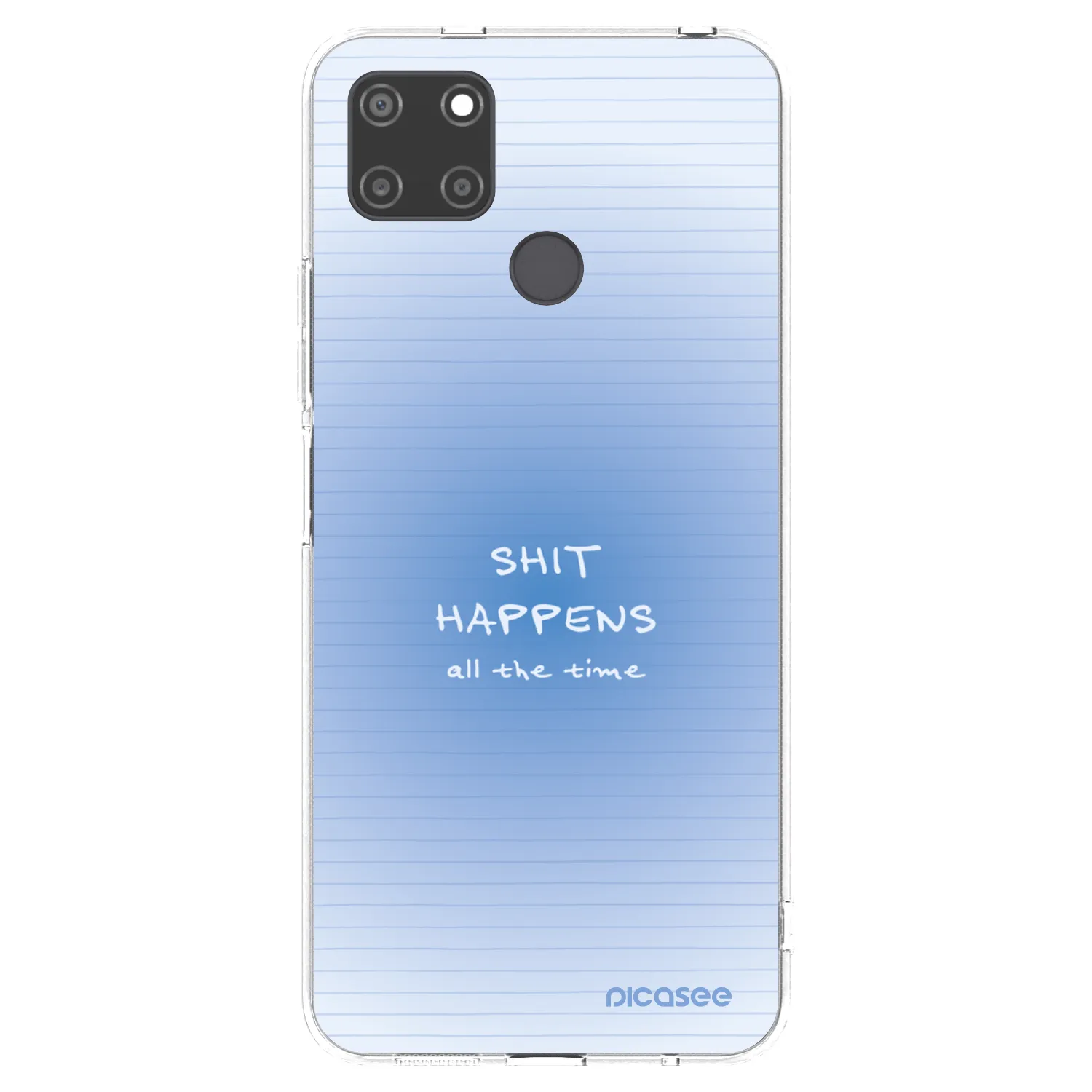 Picasee silikonski prozorni ovitek za Realme C21Y - Oops Memo