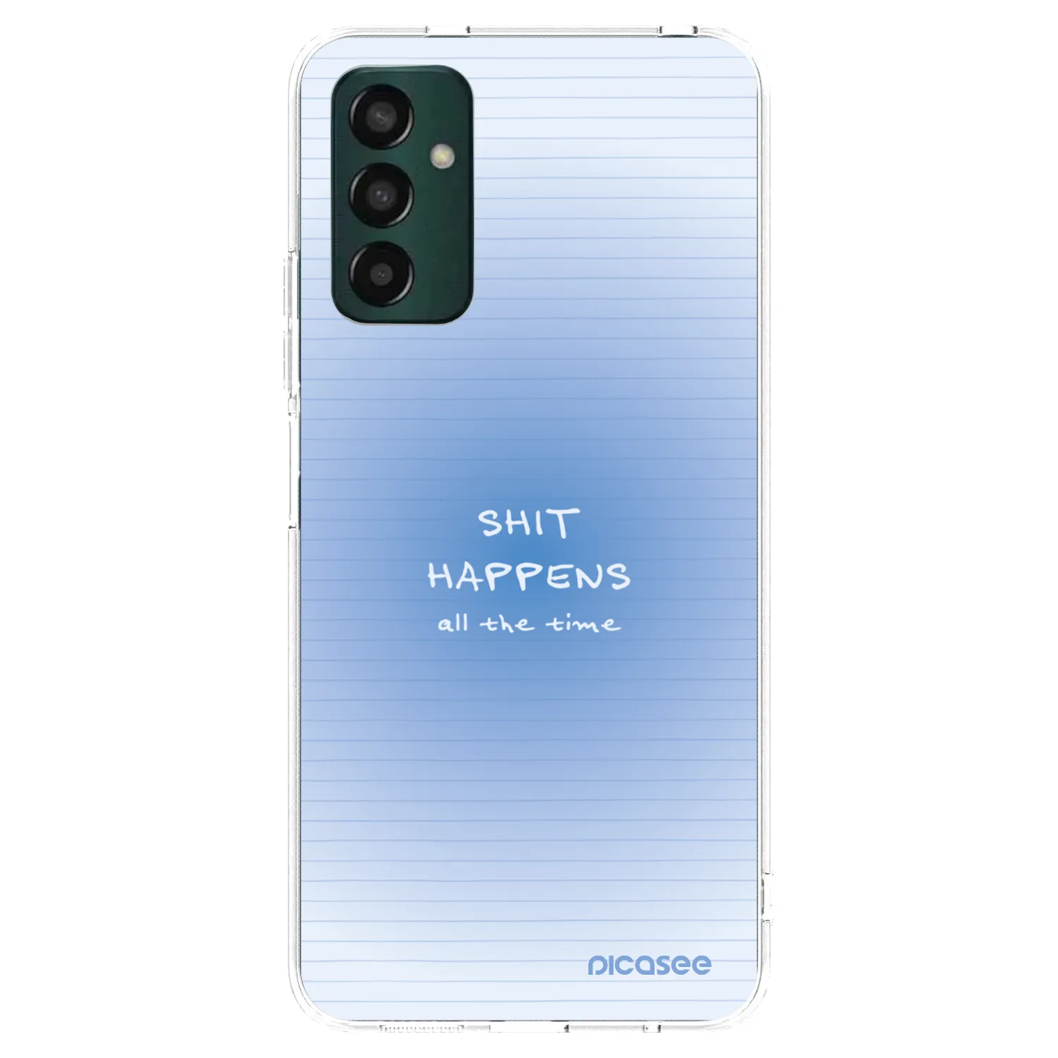Picasee silikonski prozorni ovitek za Samsung Galaxy M13 M135F - Oops Memo