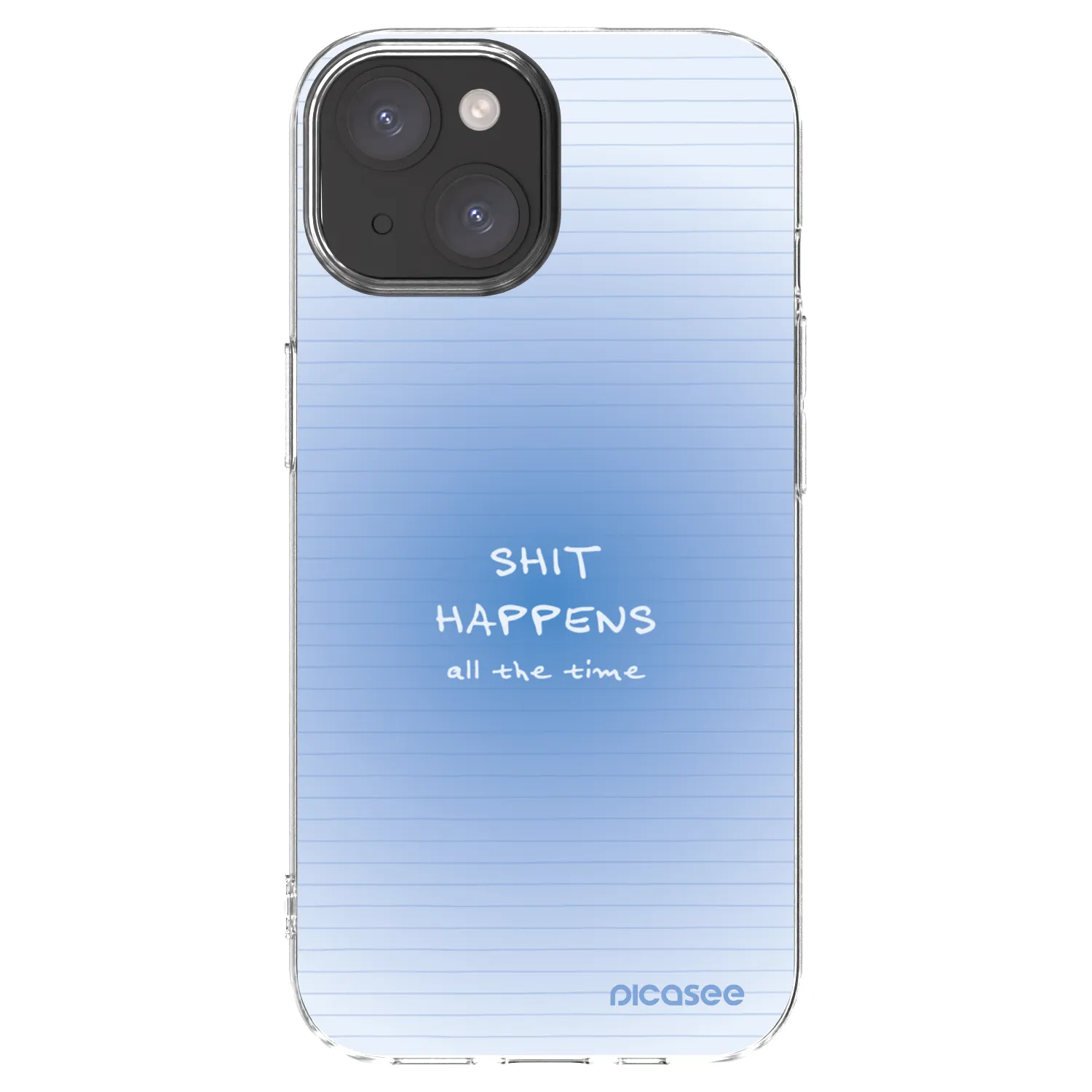 Picasee silikonski prozorni ovitek za Apple iPhone 15 - Oops Memo