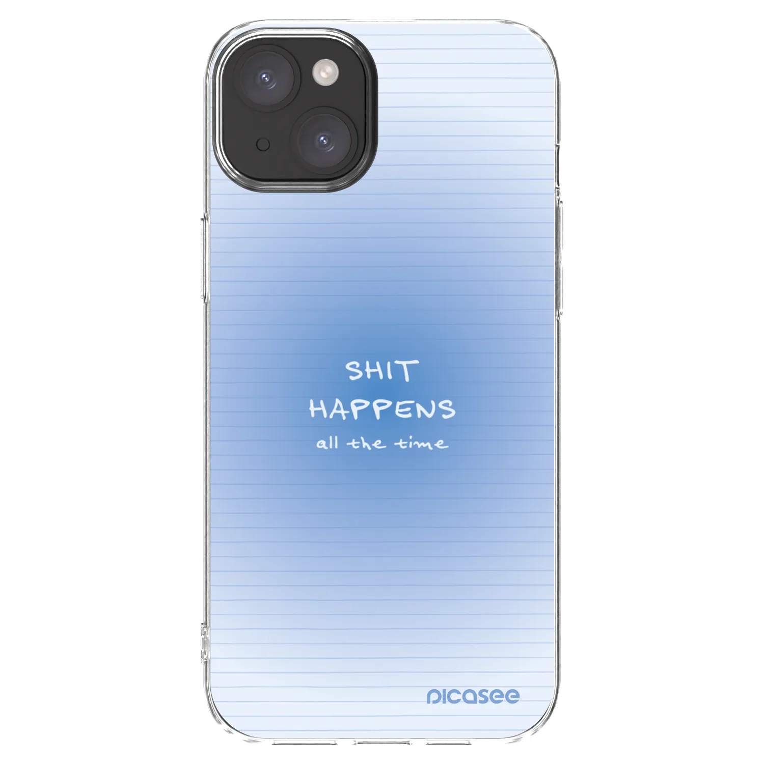 Picasee silikonski prozorni ovitek za Apple iPhone 15 Plus - Oops Memo