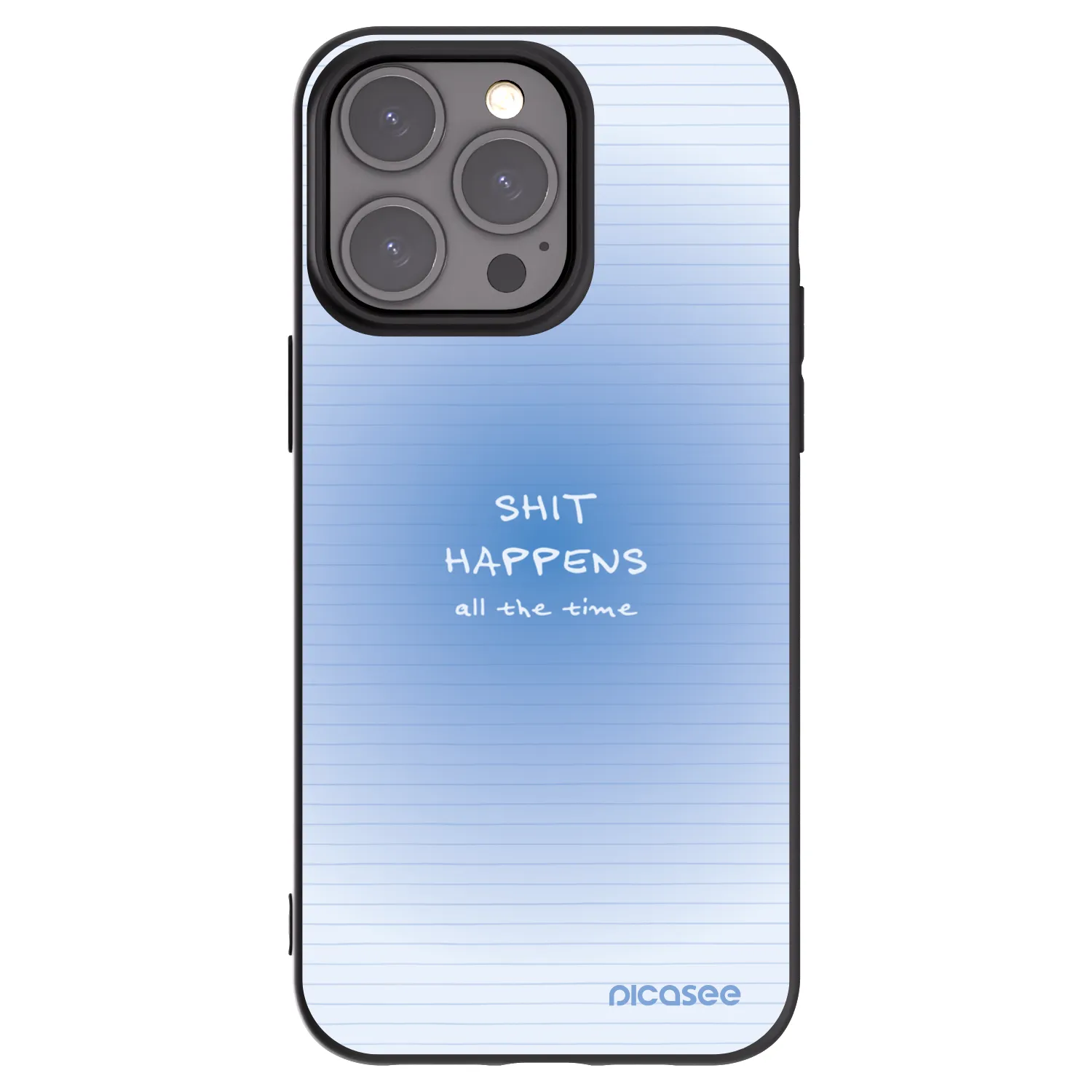 Picasee silikonski črni ovitek za Apple iPhone 15 Pro Max - Oops Memo