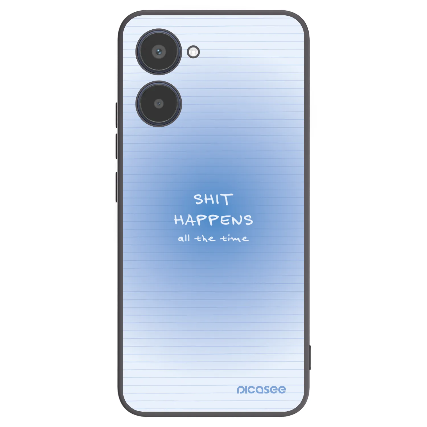 Picasee silikonski črni ovitek za Realme 10 4G - Oops Memo