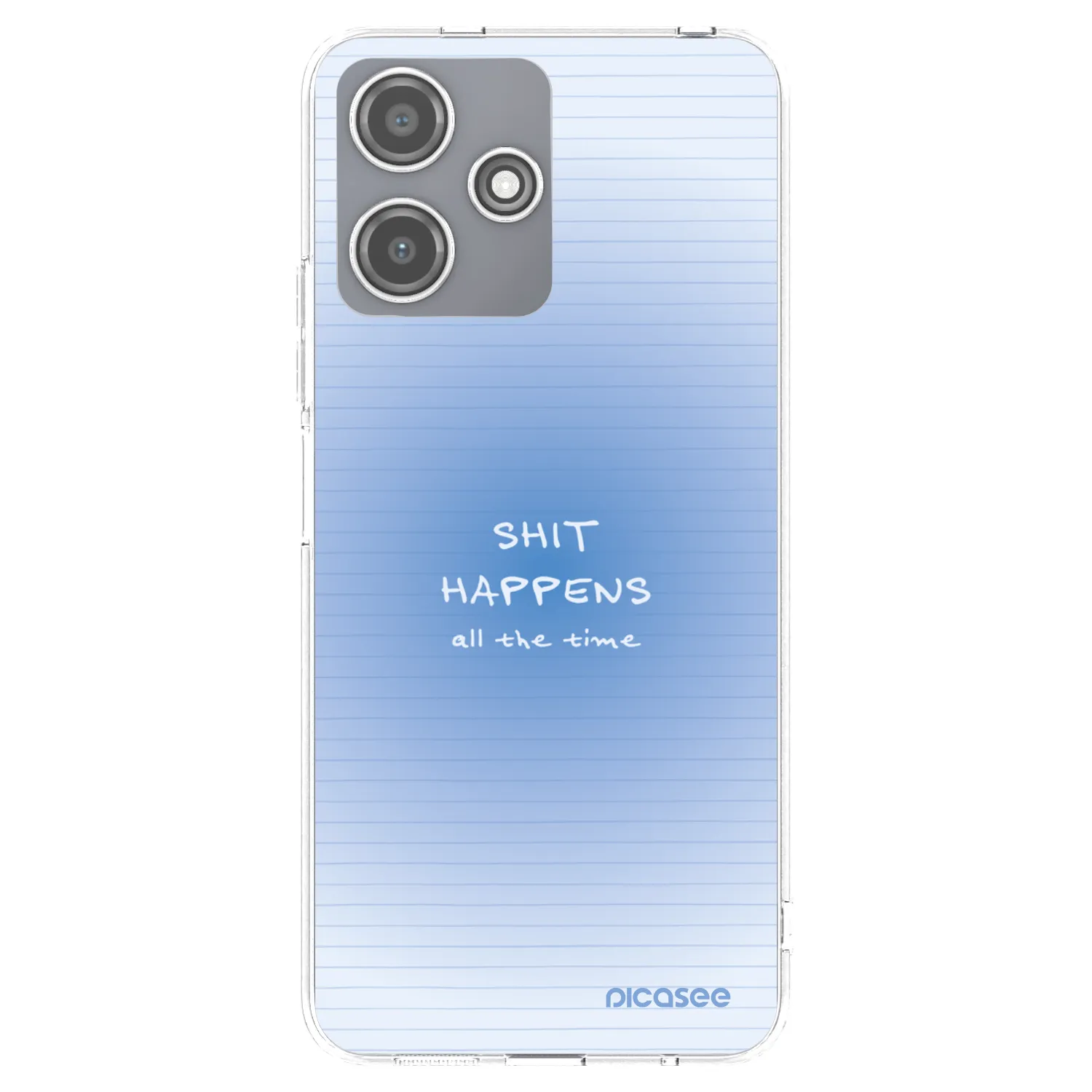 Picasee silikonski prozorni ovitek za Xiaomi Redmi 12 5G - Oops Memo
