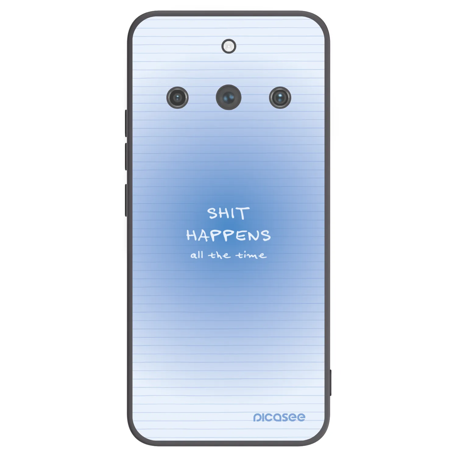 Picasee silikonski črni ovitek za Realme 11 Pro+ - Oops Memo