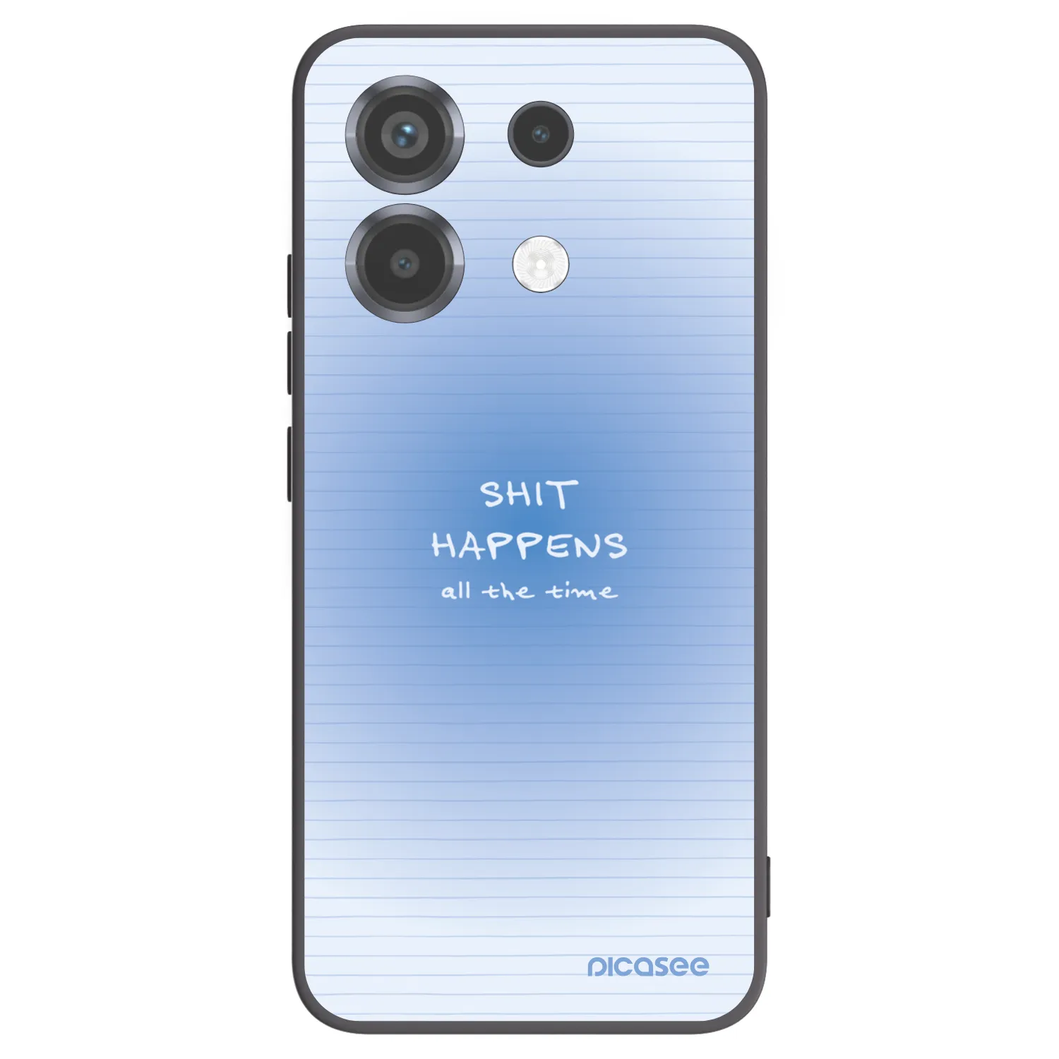 Picasee silikonski črni ovitek za Xiaomi Poco X6 - Oops Memo