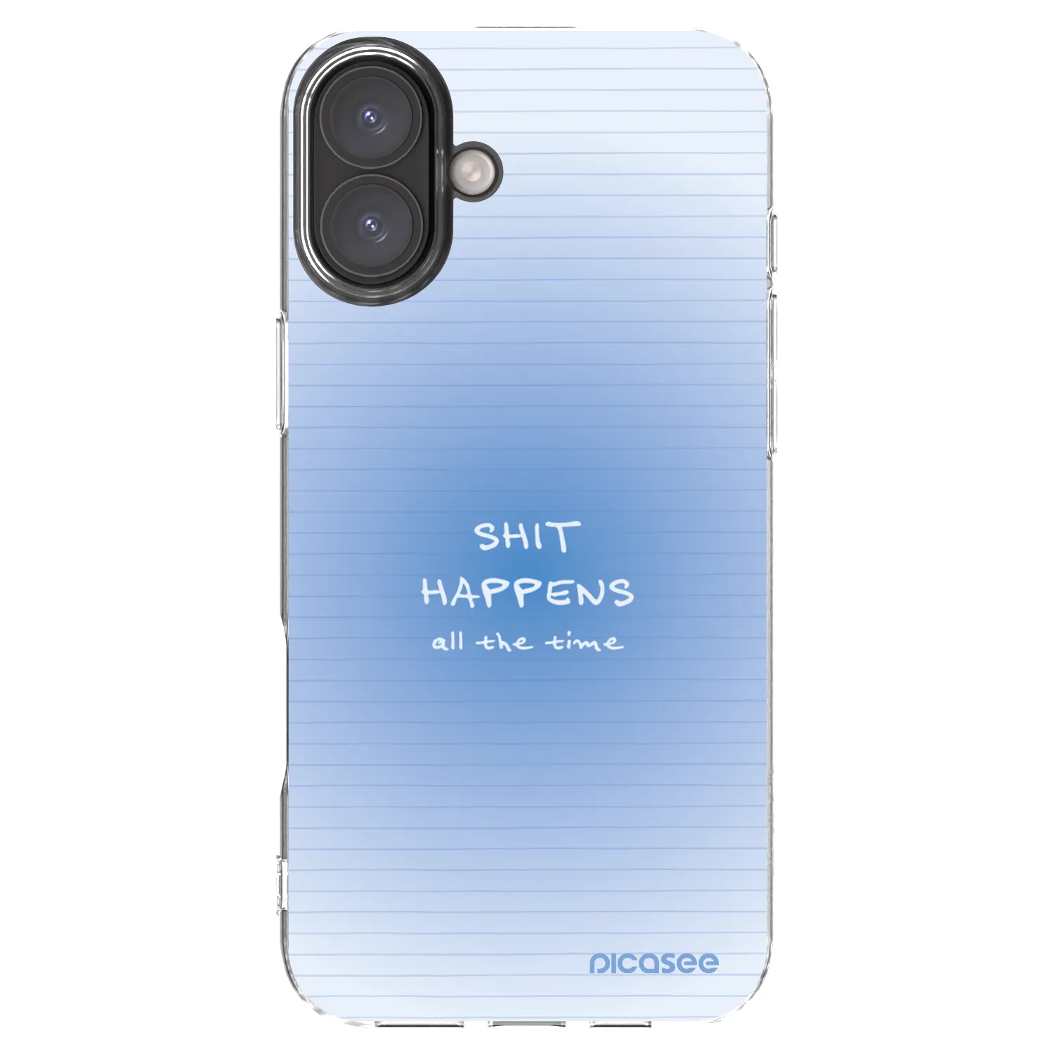 Picasee silikonski prozorni ovitek za Apple iPhone 16 Plus - Oops Memo