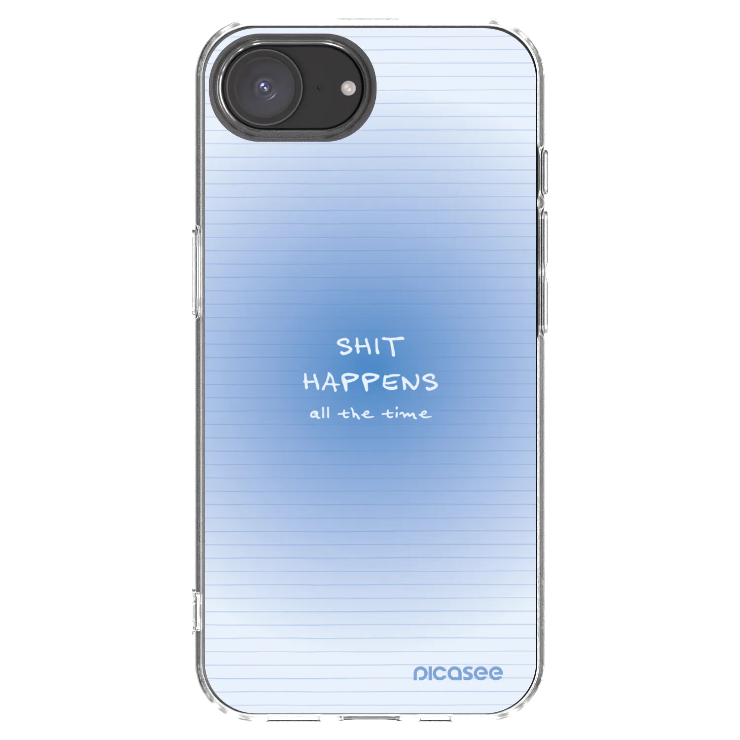 Picasee silikonski prozorni ovitek za Apple iPhone 16e - Oops Memo
