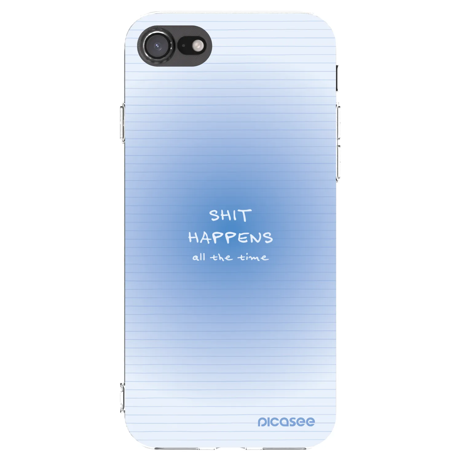 Picasee silikonski prozorni ovitek za Apple iPhone 7 - Oops Memo