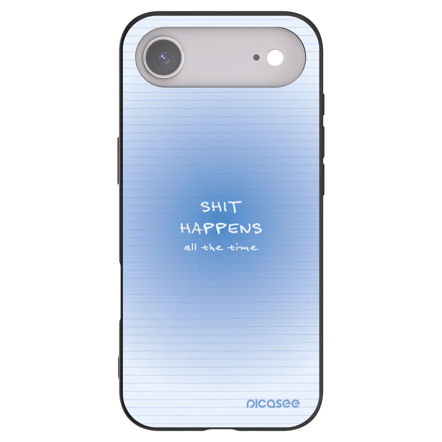Picasee silikonski črni ovitek za Apple iPhone Air - Oops Memo