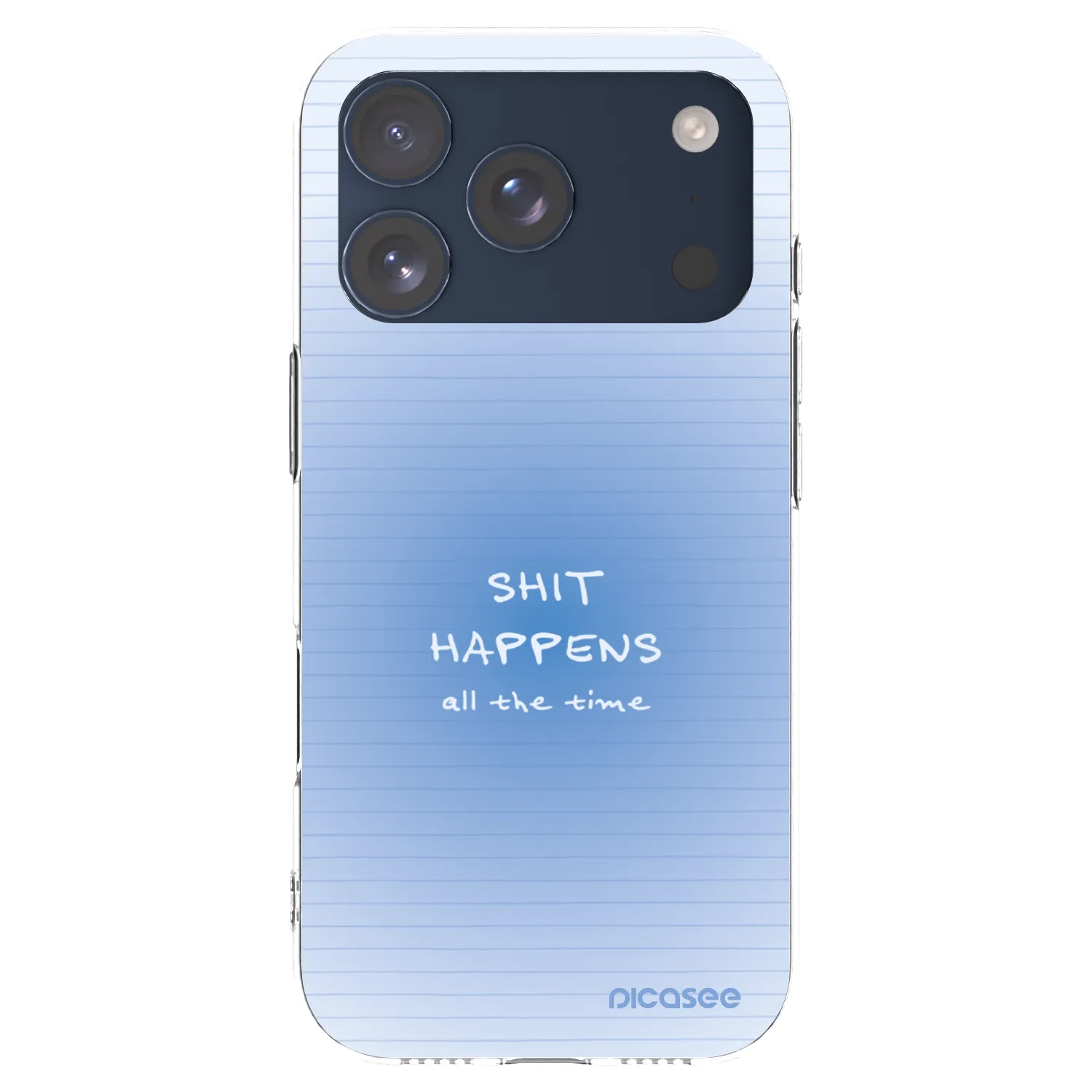 Picasee silikonski prozorni ovitek za Apple iPhone 17 Pro - Oops Memo