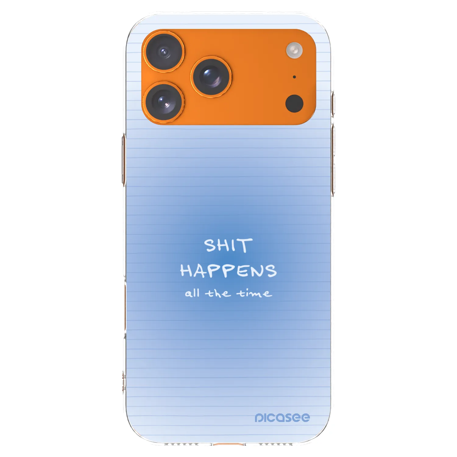 Picasee silikonski prozorni ovitek za Apple iPhone 17 Pro Max - Oops Memo