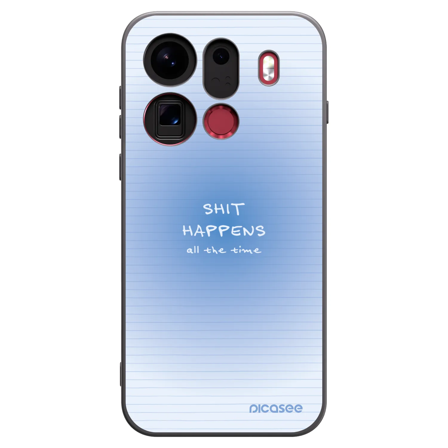Picasee silikonski črni ovitek za OPPO Find X9 Pro - Oops Memo