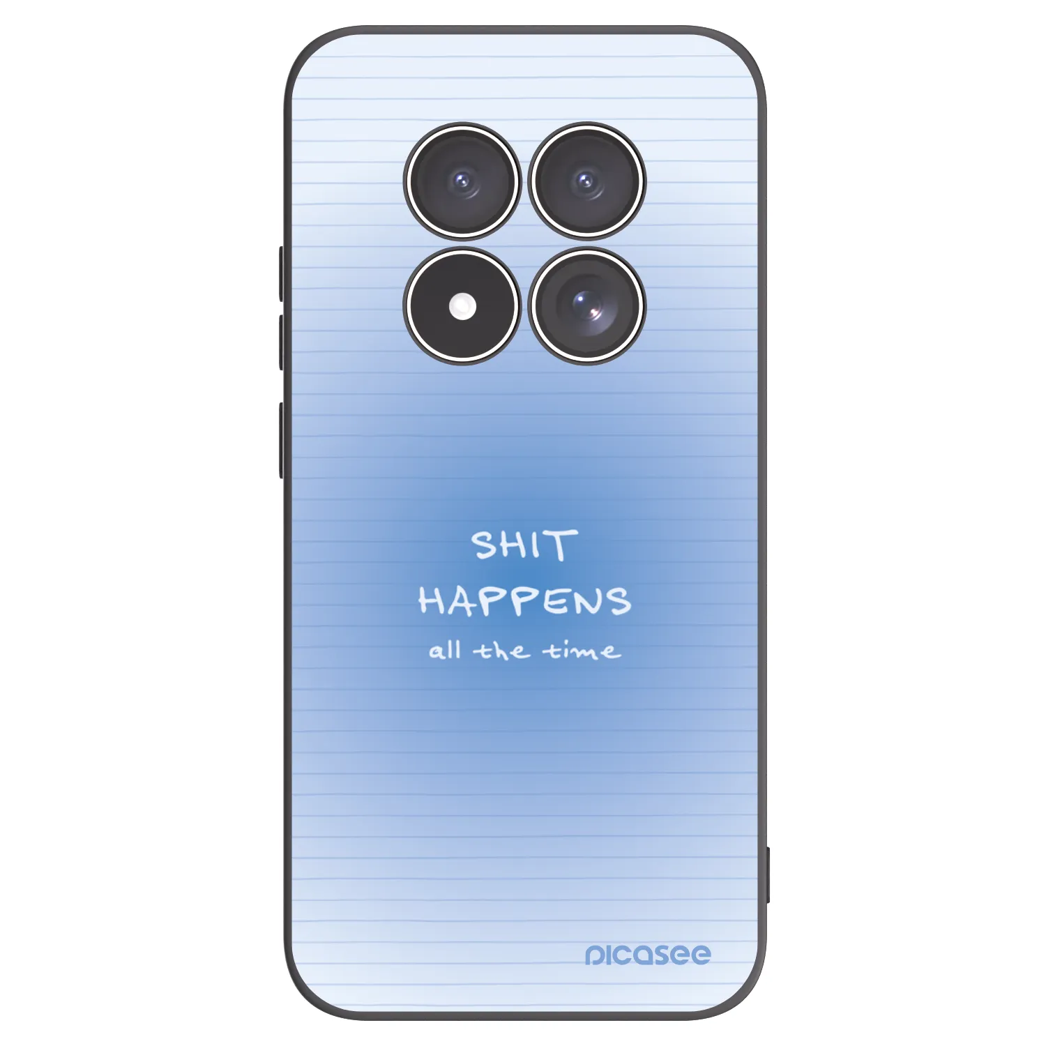 Picasee silikonski črni ovitek za Xiaomi Redmi Note 15 Pro 5G - Oops Memo