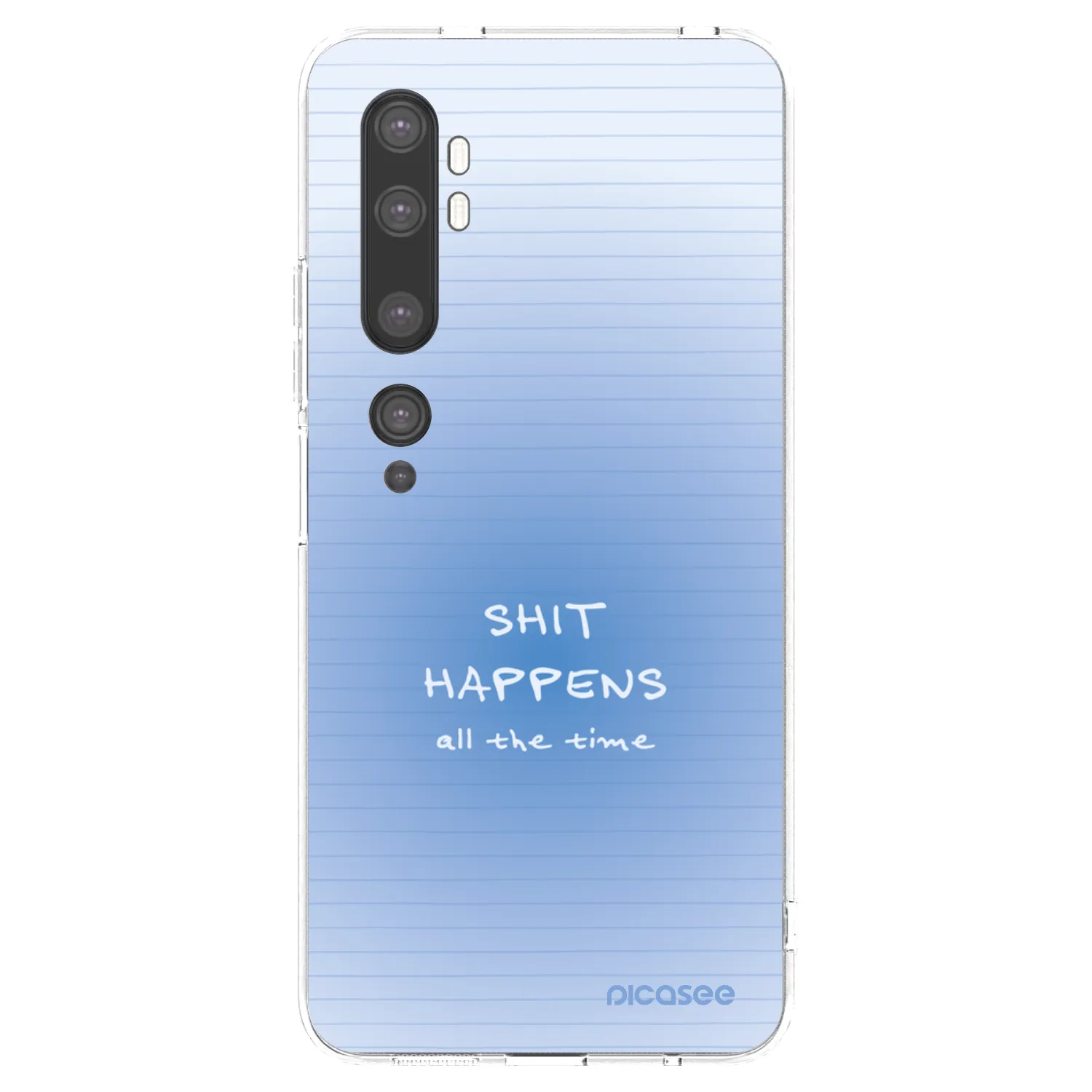 Picasee silikonski prozorni ovitek za Xiaomi Mi Note 10 (Pro) - Oops Memo