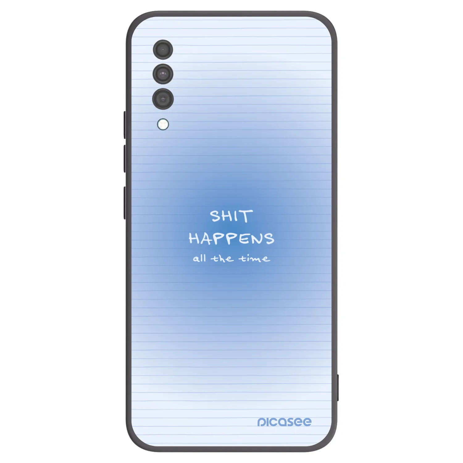 Picasee silikonski črni ovitek za Samsung Galaxy A30s A307F - Oops Memo