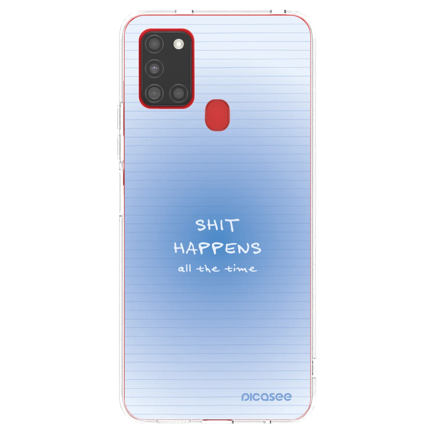 Picasee silikonski prozorni ovitek za Samsung Galaxy A21s - Oops Memo