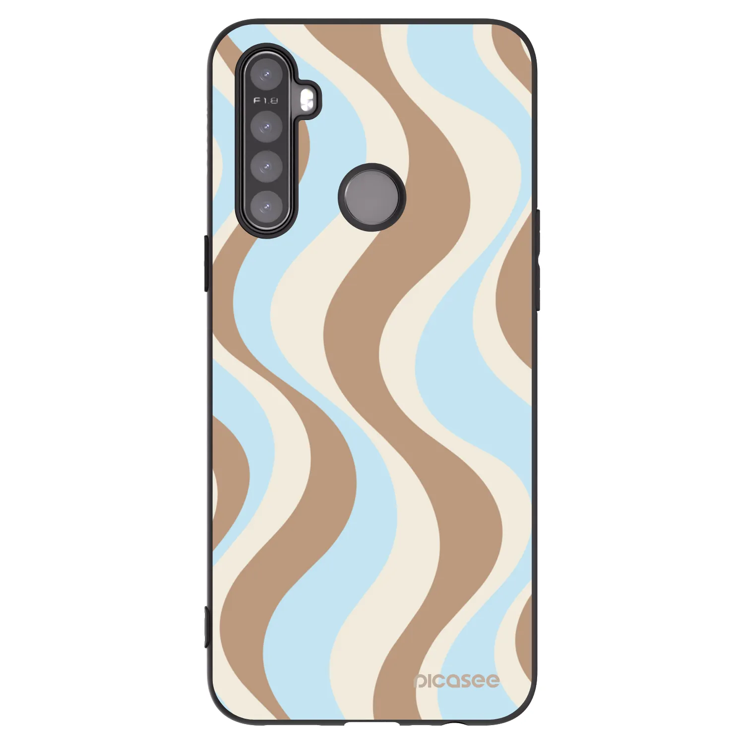 Picasee silikonski črni ovitek za Realme 5 - Abanico Days