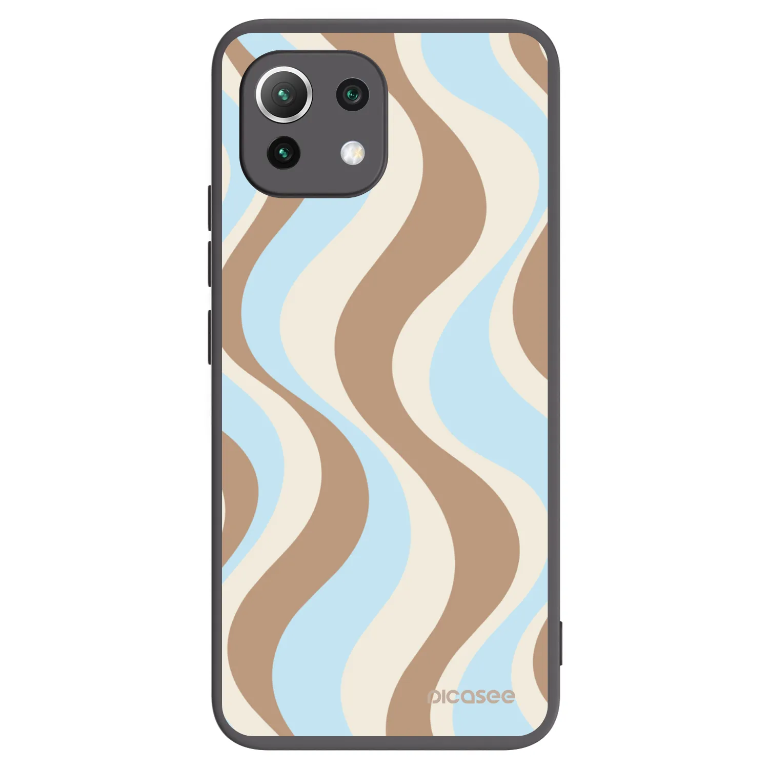 Picasee silikonski črni ovitek za Xiaomi Mi 11 Lite - Abanico Days