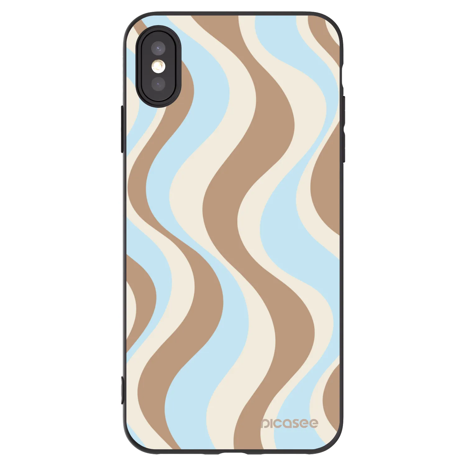 Picasee silikonski črni ovitek za Apple iPhone XS Max - Abanico Days