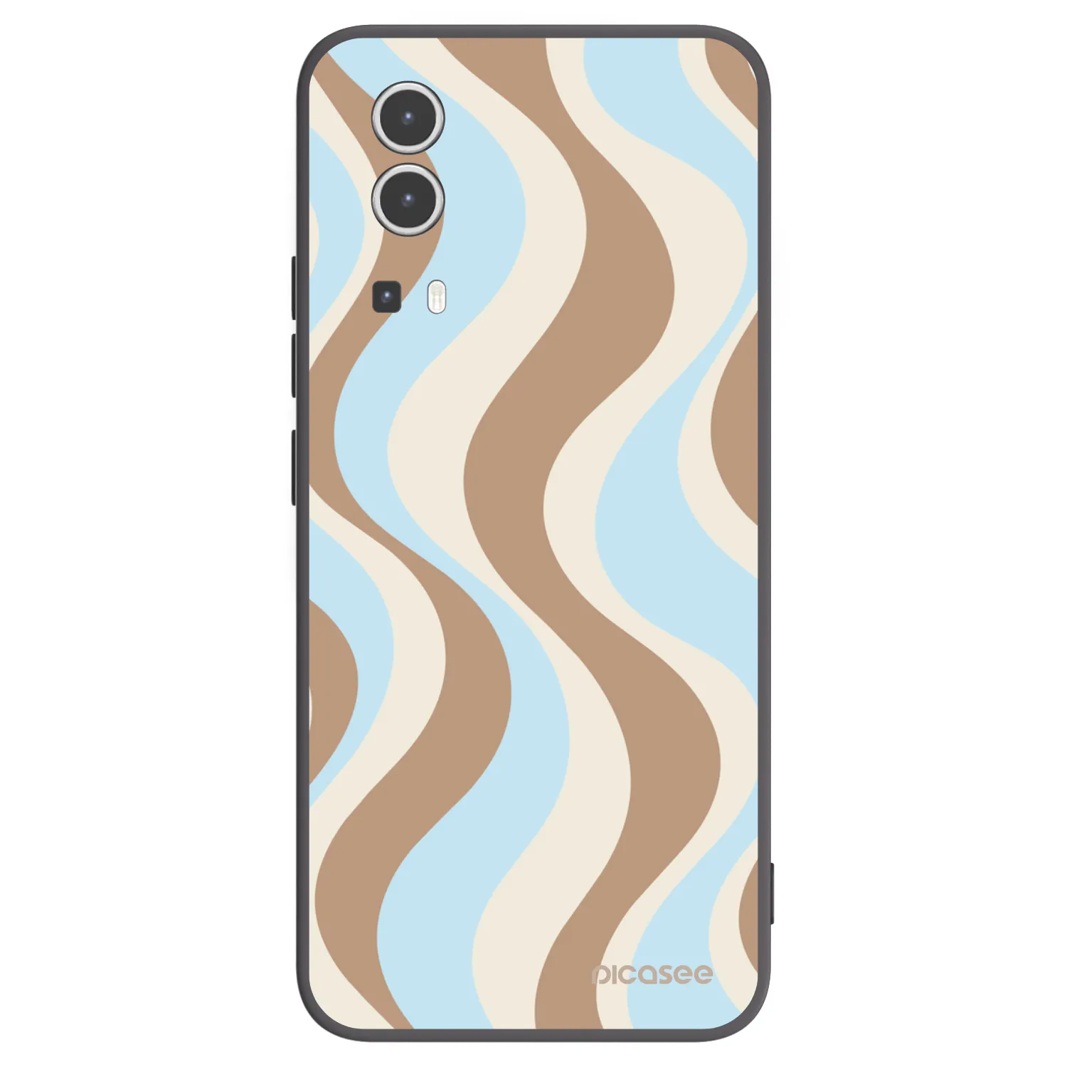 Picasee silikonski črni ovitek za Vivo Y72 5G - Abanico Days