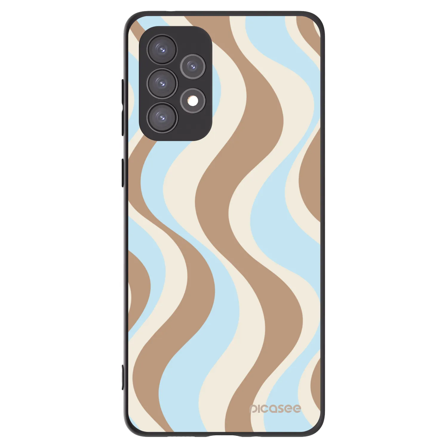 Picasee silikonski črni ovitek za Samsung Galaxy A73 5G - Abanico Days