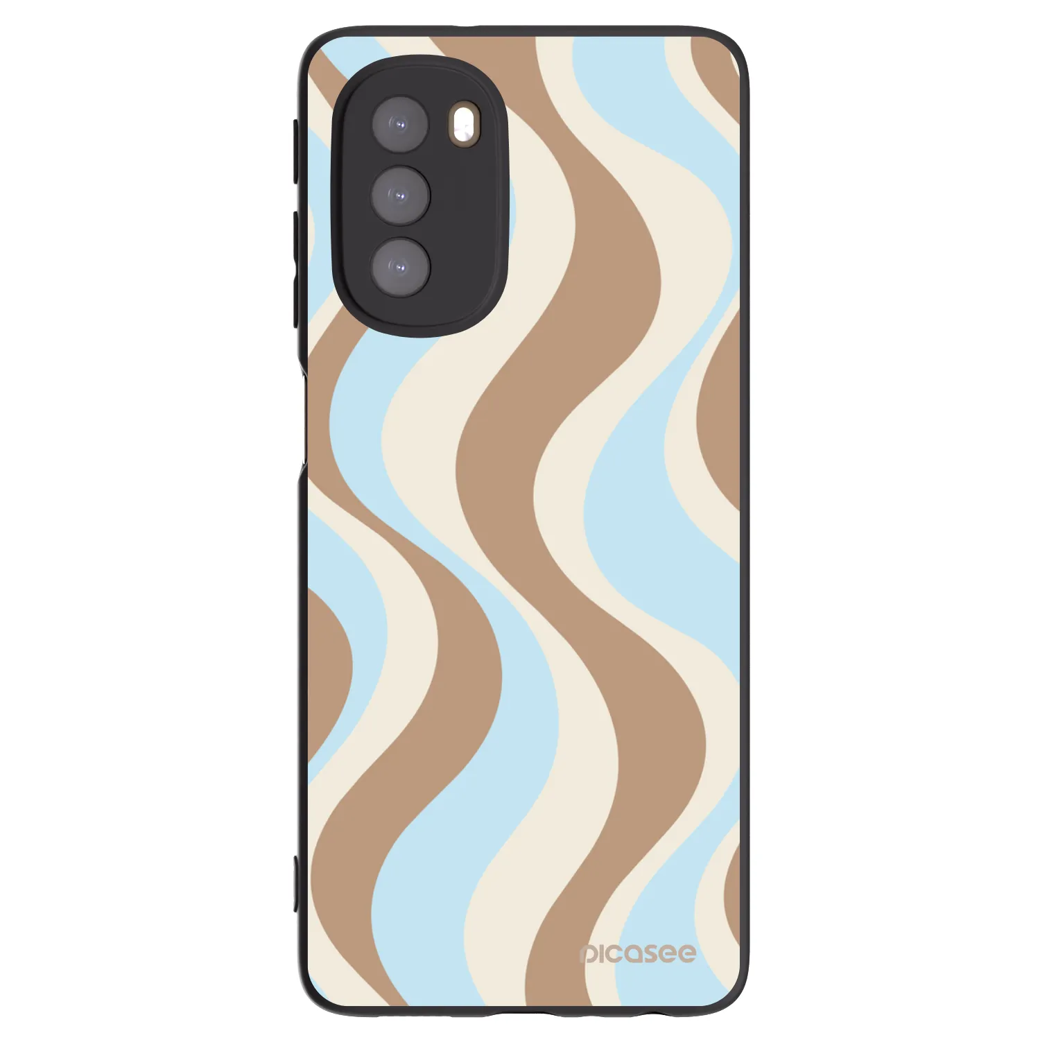 Picasee silikonski črni ovitek za Motorola Moto G51 - Abanico Days