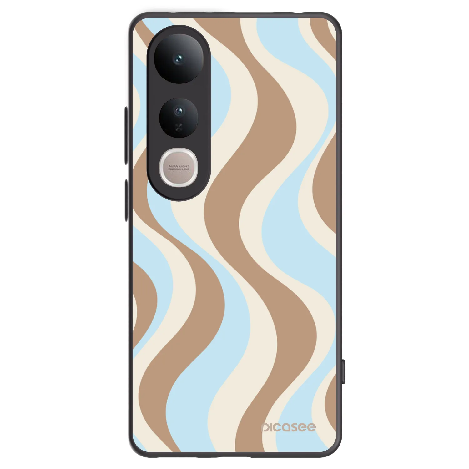 Picasee silikonski črni ovitek za Vivo V50 Lite 5G - Abanico Days