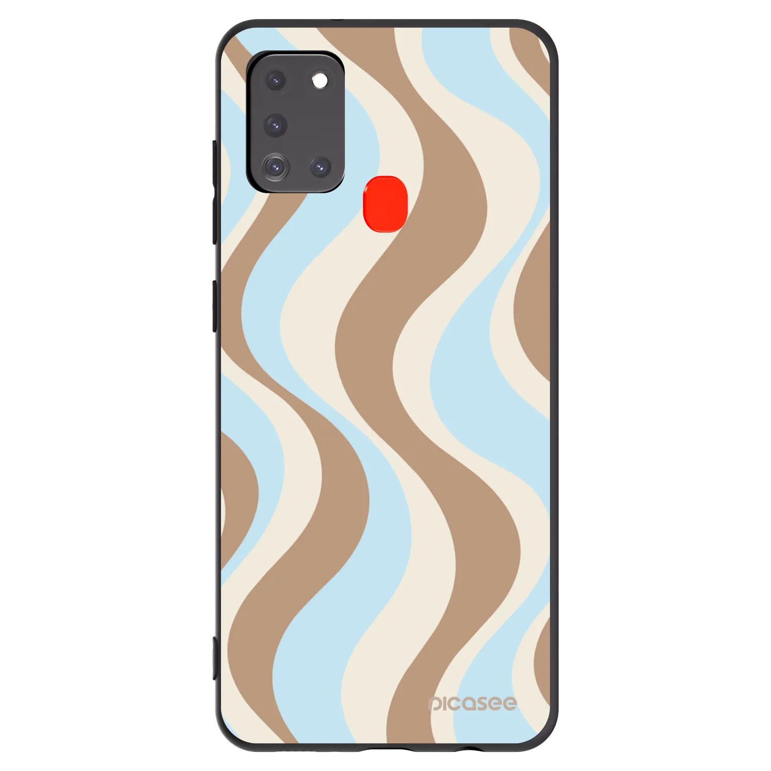 Picasee silikonski črni ovitek za Samsung Galaxy A21s - Abanico Days