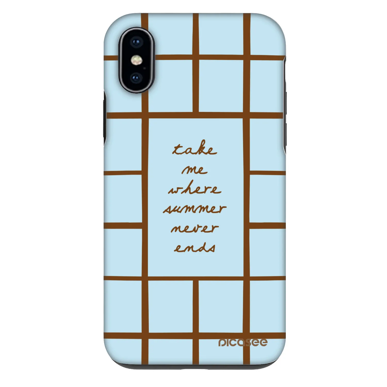 Picasee Fashion Case za Apple iPhone X/XS - Shutter Season