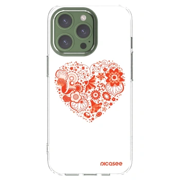 Picasee silikonski prozorni ovitek za Apple iPhone 13 Pro - Big heart