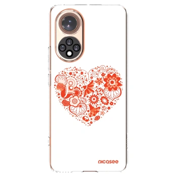 Picasee silikonski prozorni ovitek za Huawei Nova 9 - Big heart