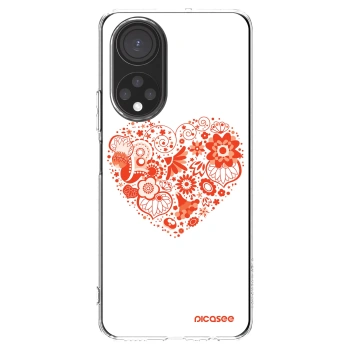 Picasee silikonski prozorni ovitek za Honor X7 - Big heart