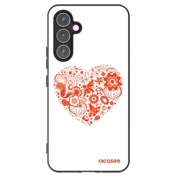 Picasee silikonski črni ovitek za Samsung Galaxy A54 5G A546B - Big heart