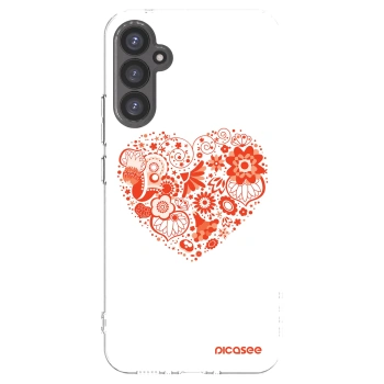 Picasee silikonski prozorni ovitek za Samsung Galaxy A34 5G A346B - Big heart